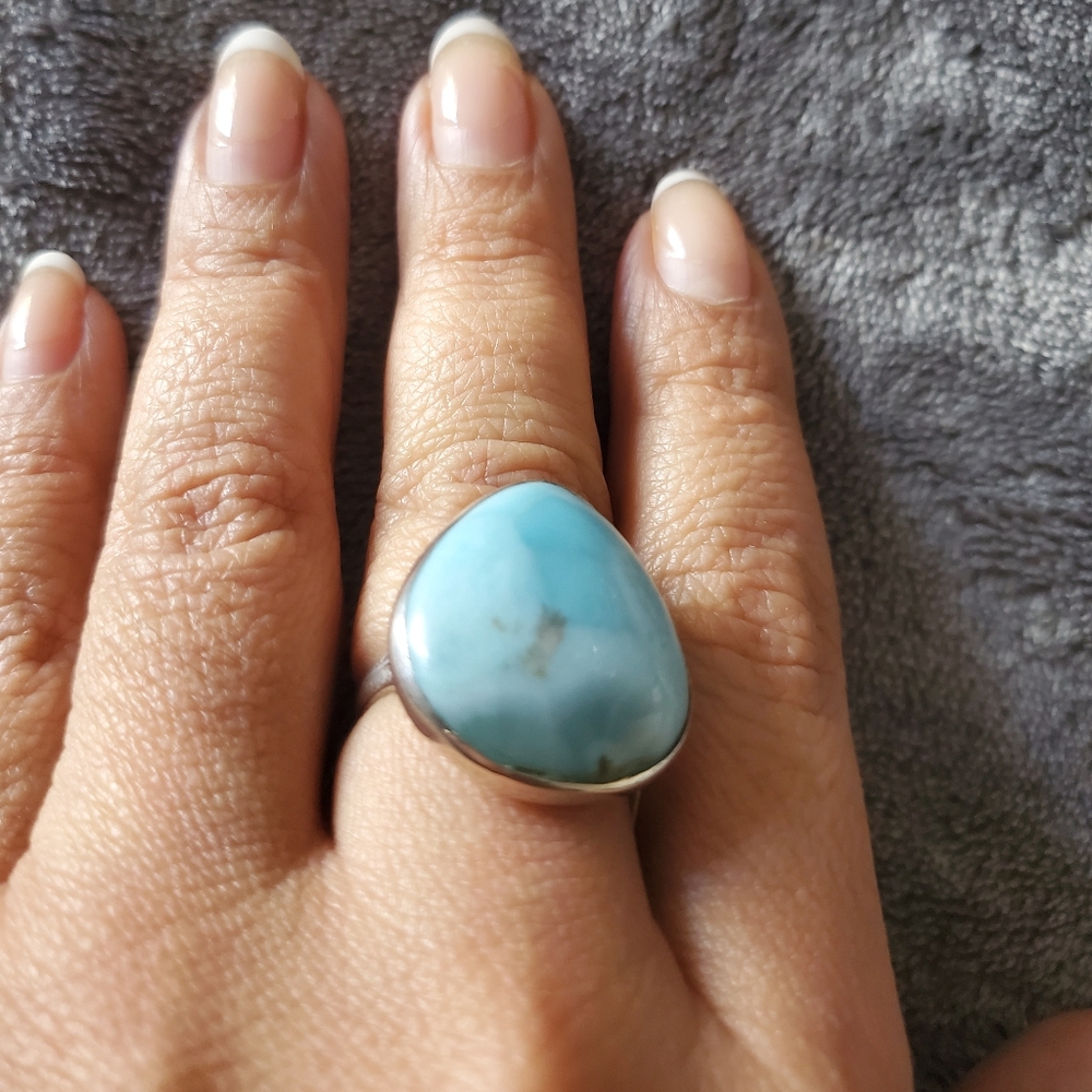 Larimar ring - Picture 4 of 5